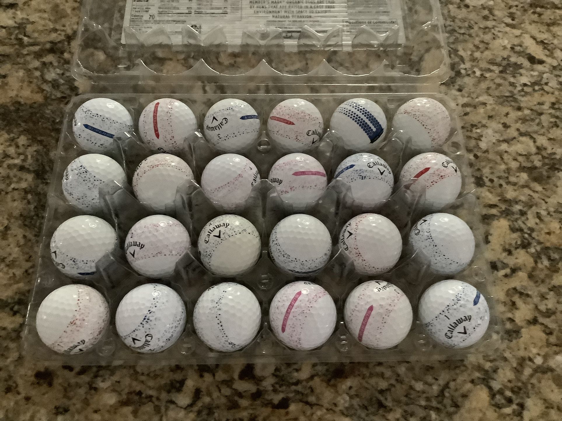 Callaway Splatter 24 Pk $25