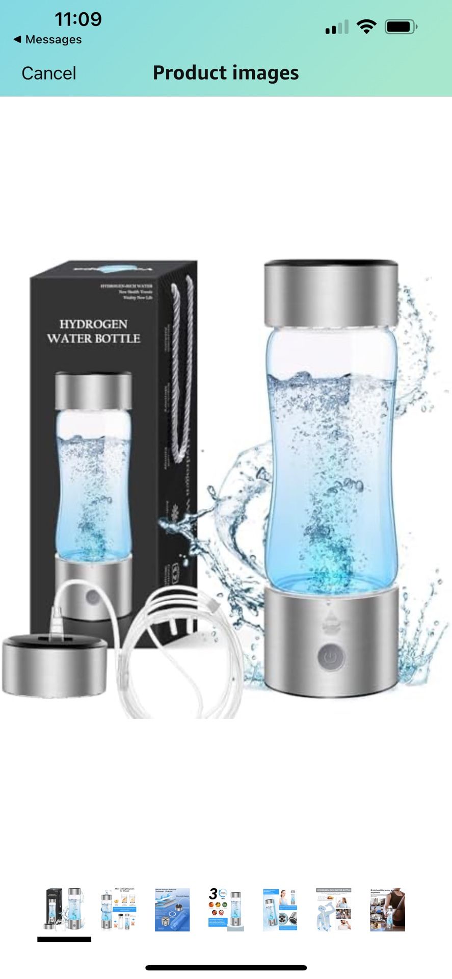 Hydrogen Water Bottle