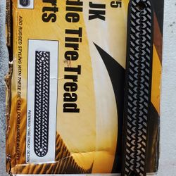 Jeep Jk Door Handle Inserts and License Plate Holder 