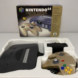 Rare Nintendo 64 James Bond Gold Edition