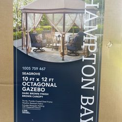 Seagrove 10x12 Octagonal Gazebo-Hampton Bay!!