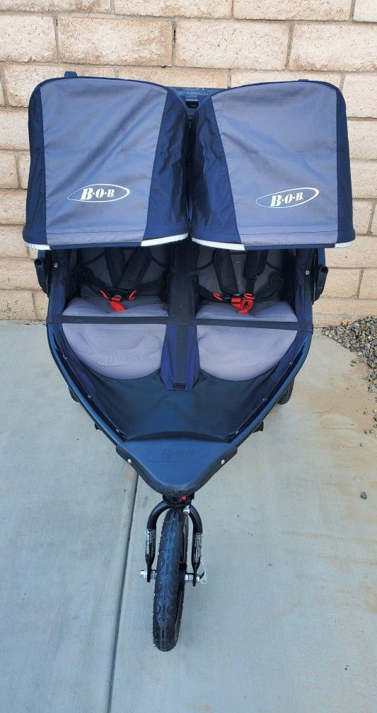 BOB Revolution Pro Double Stroller With HandBreak 