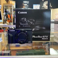 Canon Powershot G7X Mark III