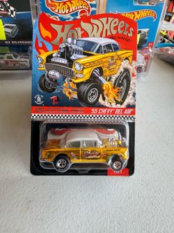 Hot wheels 55 Chevy bel air RLC