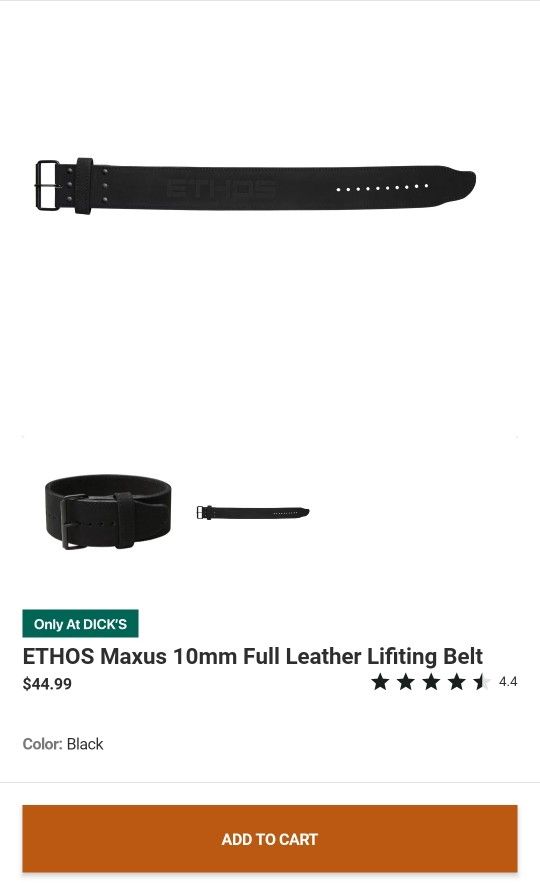 ETHOS Maxus Lifting Belt