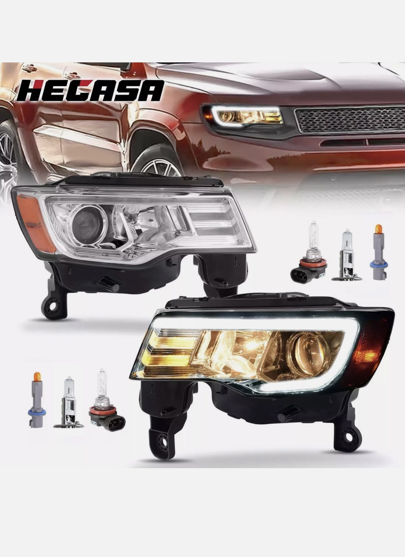 Jeep Grand Cherokee LED Headlights