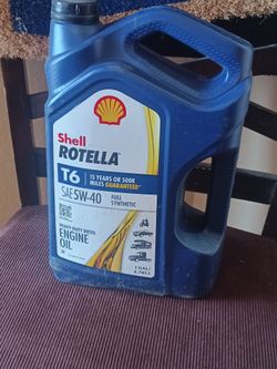 Rotella 5w 40 full synthetic motor oil (4 jugs)