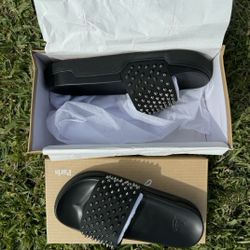 C.L Red Bottom Slides