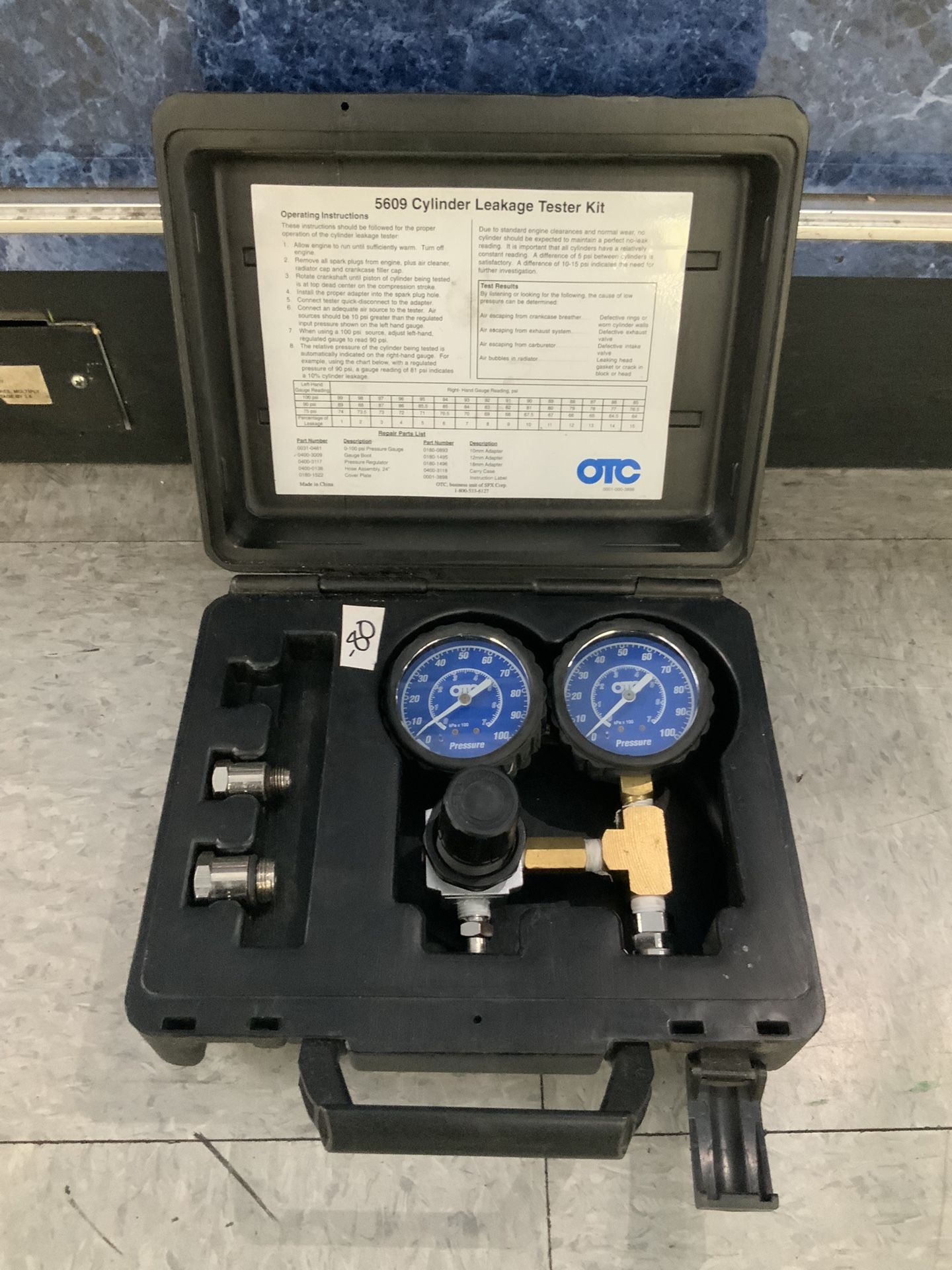 OTC Tools 5609 Cylinder Leakage Tester Kit