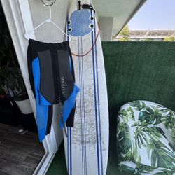 WaveStorm Surfboard + O'Neill Wetsuit