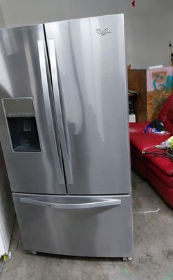 Whirlpool Stainless French Door Fridge 26 cu ft