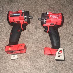 Milwaukee M18 Fuel Brushless Gen. 3  3/8 Impact Wrench New Tool Only $170 each. 320 For Both