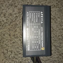 pevia ATX-PR600W Prestige 600W 80+ Gold Certified, RoHS Compliance, Active PFC ATX Gaming Power Supply