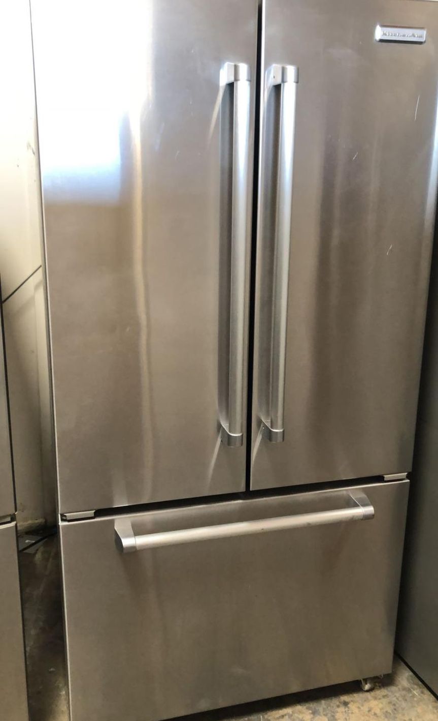 Kitchen Aid French Door Counter Depth Stainless Steel Refrigerator