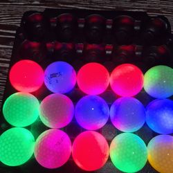 Golf Balls Glow Up 