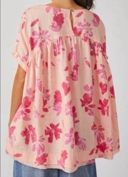 We The Free Moon City Printed Babydoll Top