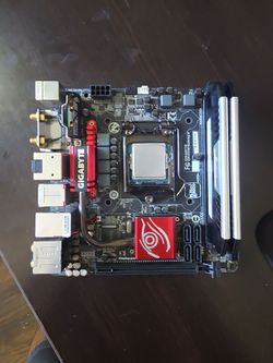 Gigabyte Mini-ITX Gaming Motherboard with CPU and RAM