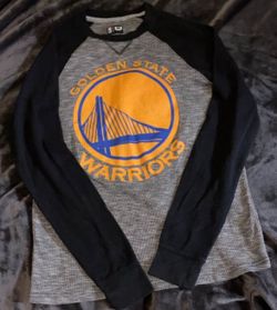 Golden State Warriors NBA Raglan Long Sleeve Shirt