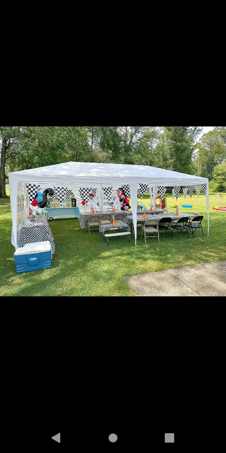 Huge King Size 4 Pack Of 10x20 Tents For 600 Or 175ea. New Event Shelter Church.Revival.Rehearsal. Strong. Stabilized.👀Beware of cheap quality tents