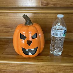 Halloween Pumpkin Candle Holder 