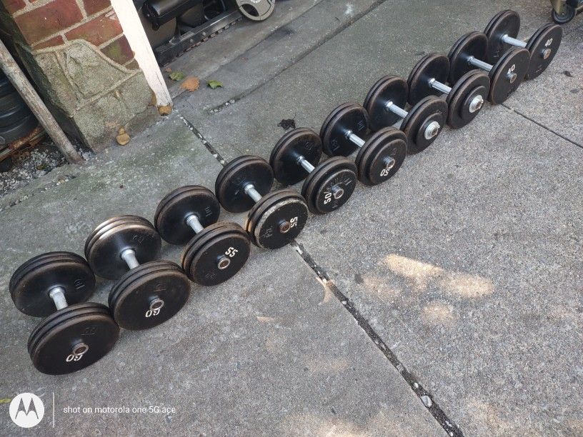 Prostyle Dumbbells Pairs 40-60lbs 500lbs plus Storage Rack
PRICE FIRM