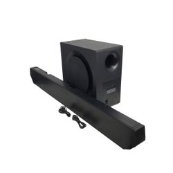 Samsung -  Soundbar with Wireless Subwoofer - Black