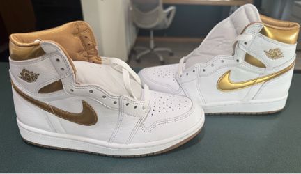 Nike Air Jordan 1 Retro OG White Metallic Gold
