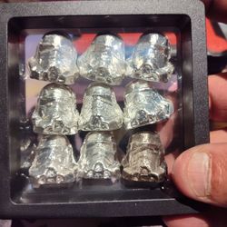 9 Oz Of Starwars Storm Trooper Helmets