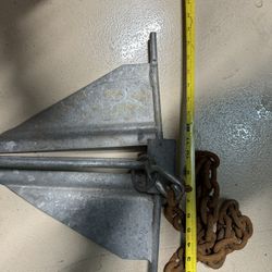 Boat Anchor & Rope- 80 Feet