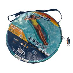 New SwimWays Spring Float in Blue and Yellow