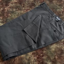 LANDS’ END Tailored Fit Dress Pants 36 x 30 Smoke Gray