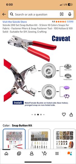 Snap Button Kit