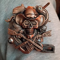 Cowboy Wild West Theme Tattoo Coil