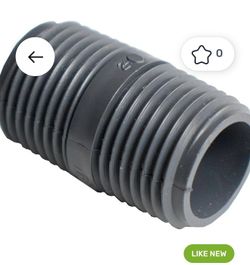 ORBIT CLOSE PVC RISERS UTILIZED IN IRRIGATION OR PLUMBING SYSTEM TO ELEVATE APRINKLER HEADS 500 PCS DIMENSIONS 1/2-IN MNPT X 1/2-IN MNPT