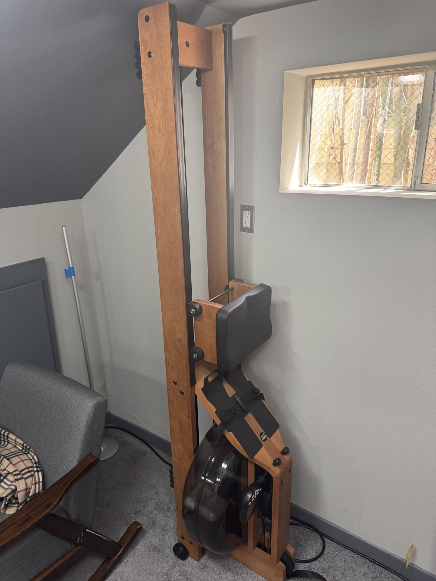 WaterRower Beech Wood Natural Rowing Machine with S4 Monitor