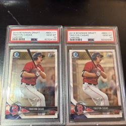 2018 Bowman Triston Casas PSA 10
