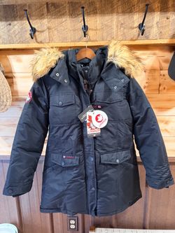Canada Weathergear Black Parka with Fur Hood