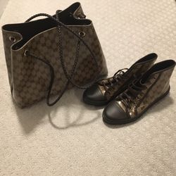 Brand new Gucci purse/shoes