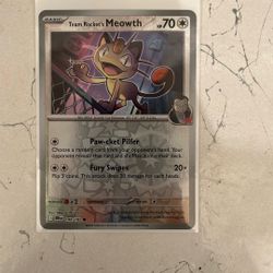 Team Rocket's Meowth • Destined Rivals Pokemon Destined Rivals • 149/182