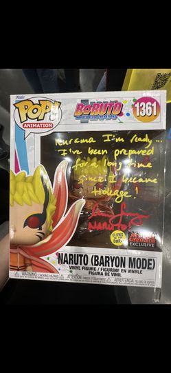 Naruto Baryon Mode Funko Pop Signed !!! Jiraya Funko Pop Signed Taking Offers No Trades Cash Only