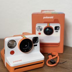 Polaroid Now i-Type Instant Camera Orange | Autofocus | With Box & Strap | Excellent Condition