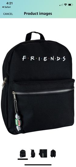 Friends new black backpack