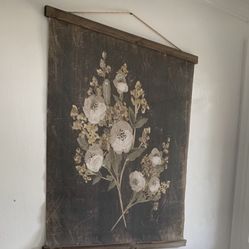 Flower Wall Art Tapestry Vintage Looks 