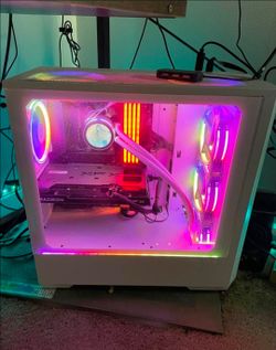Gaming pc w 34in LG monitor