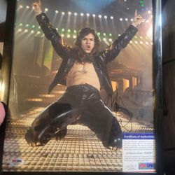 2001 film "Rockstar" mark Walberg autograph PSA/DNA CERTIFICATE OF AUTHENTICITY
