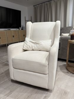 Glider And Storage Ottoman