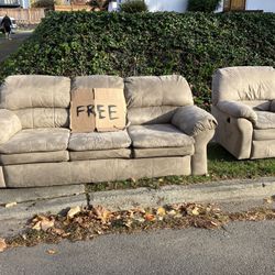 Free Couch And Recliner