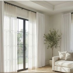 Cream Color Blackout Curtain Panels - Set of 4