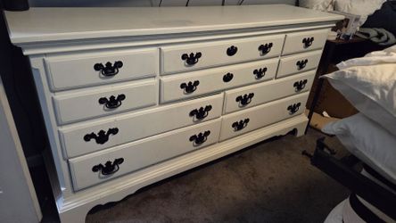 White dresser