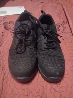 Reebok Work Unisex Black Sublite Cushion Work  Shoes, wmns size 7.5, men's size 5.5
